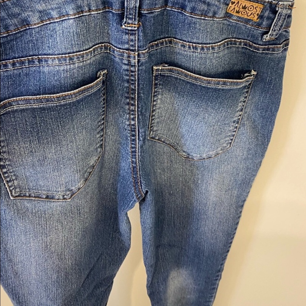 Almost famous jean overalls size 9 - Picture 5 of 8